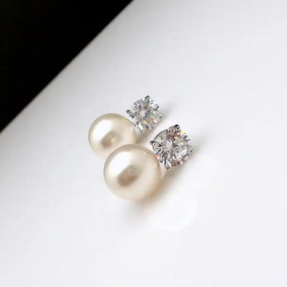 Pearl Zirconia Solitaire