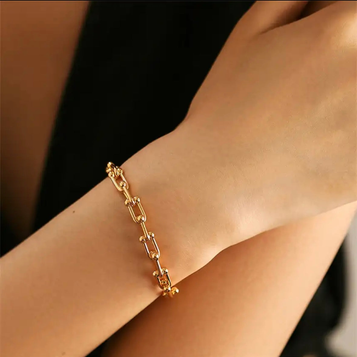 Tiffany Link Gold Bracelet