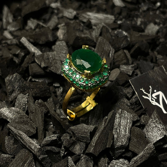 Radiant Emerald Ring