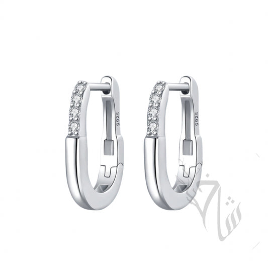 Tiffany Lock Earrings - Silver