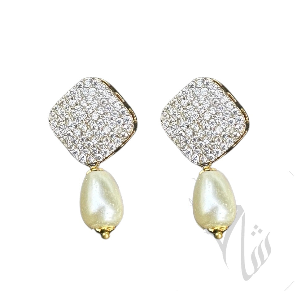 Pearl Zirconia - pure silver