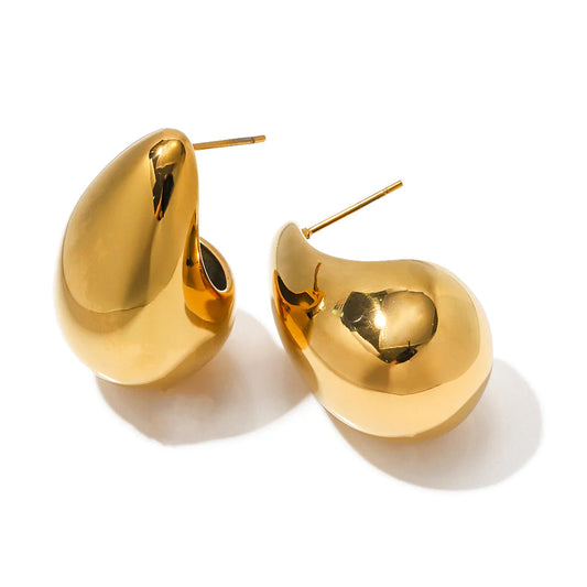 Tear Drop Bottega - Gold