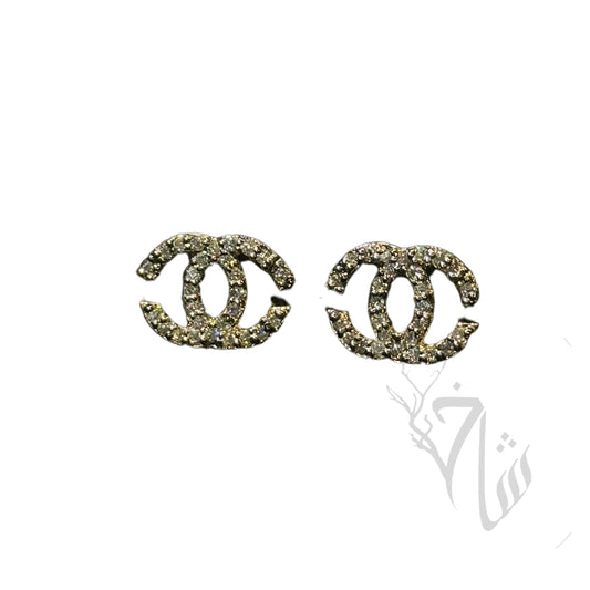 Zircon studded mini chanel 925