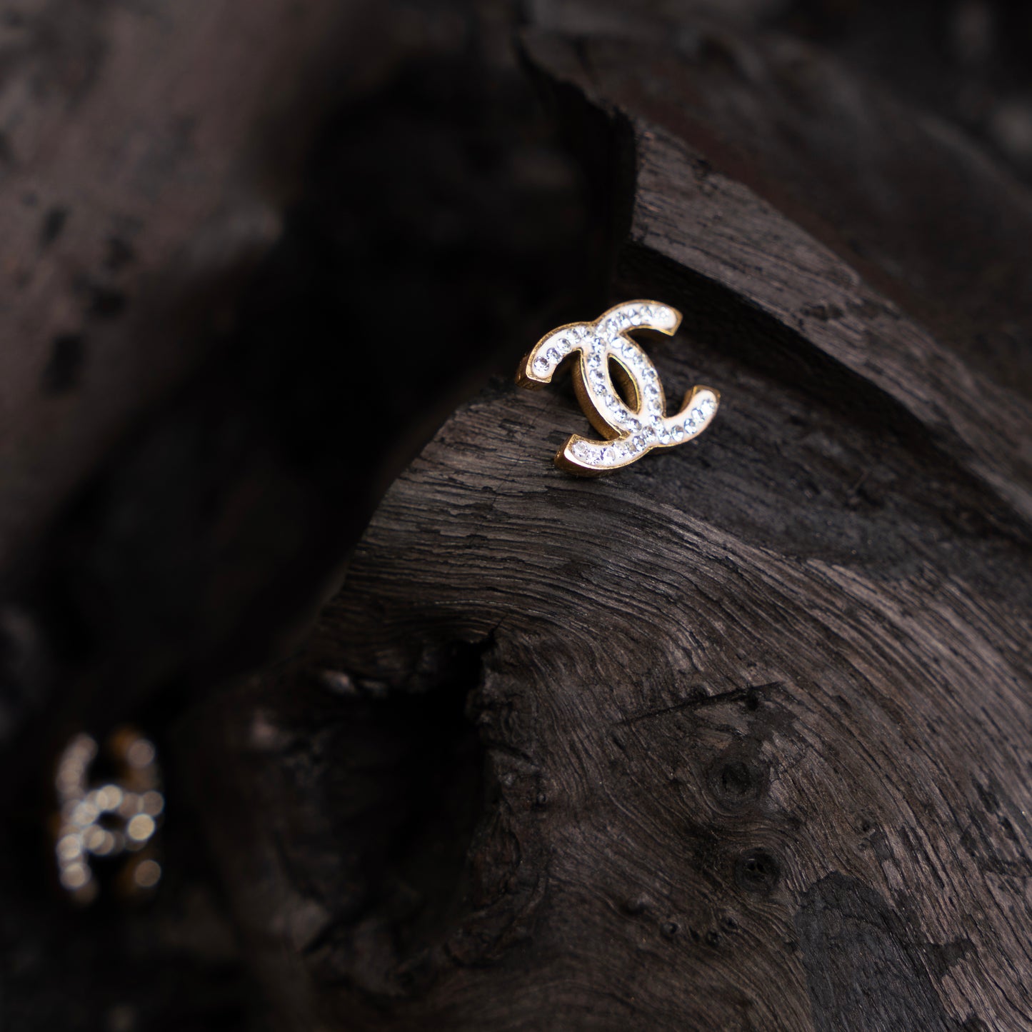 Chanel Zircon Studs