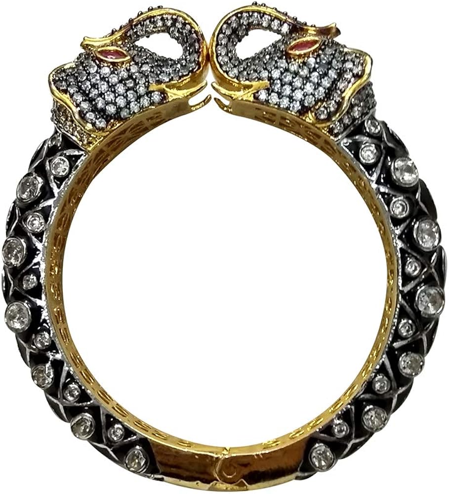 Majestic Trunk Zirconia Bangle