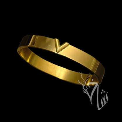 Solid V Bangle