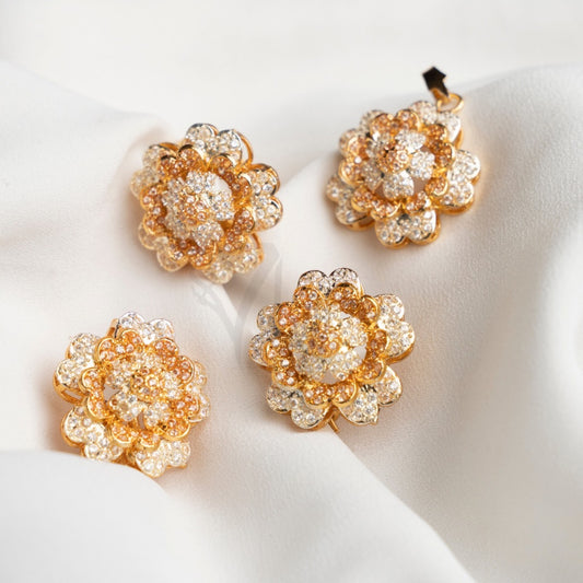 Champagne Floral with Ring