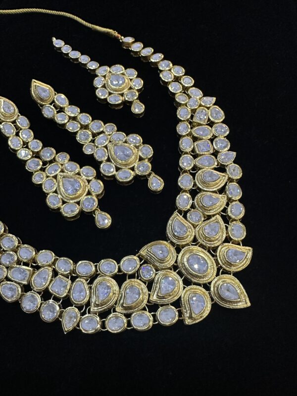 Polki Kundan Necklace Set